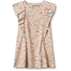 Wheat katoenen jurk met roezels en boemetjes Shirley