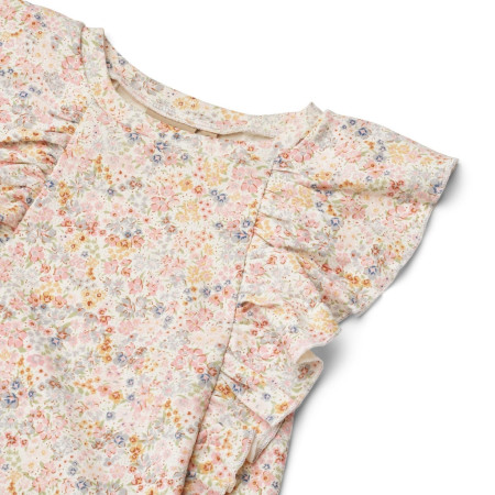 Wheat katoenen jurk met roezels en boemetjes Shirley