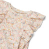 Wheat katoenen jurk met roezels en boemetjes Shirley