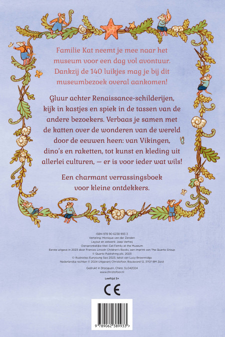 Familie kat in het museum (Lucy Brownridge)