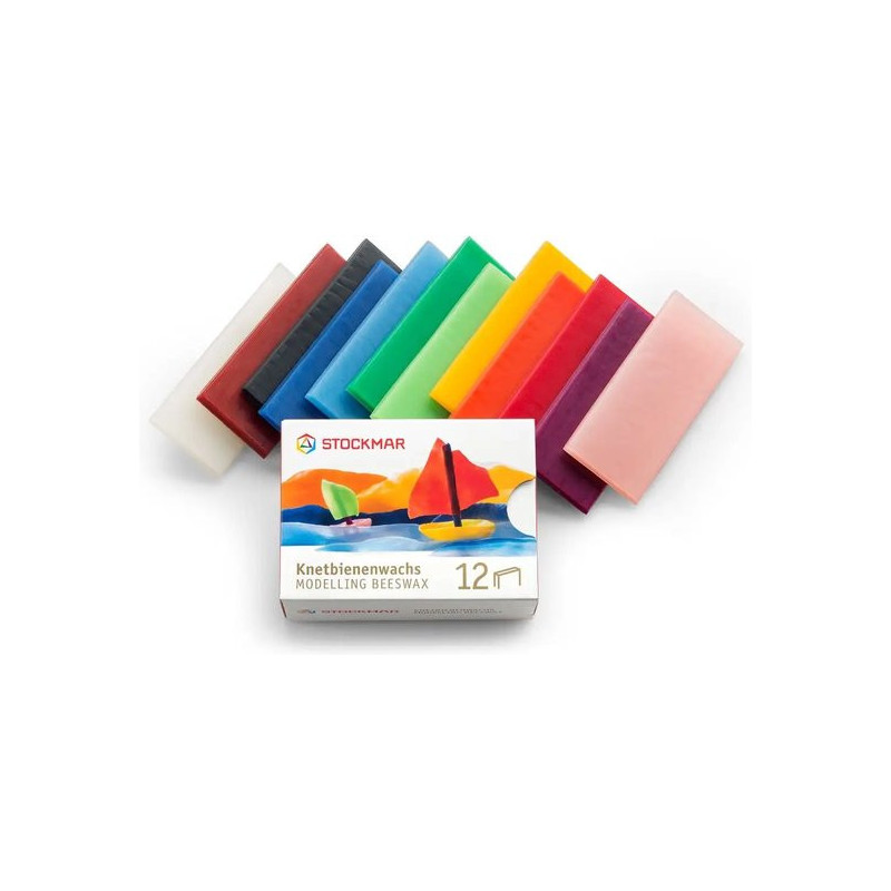 Stockmar Modelling Beeswax - 12 colours - 100x40 mm