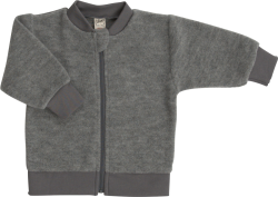 Lilano wolplush frottee vest mauve