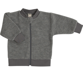 Lilano wolplush frottee vest mauve