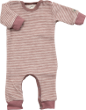 Lilano softly rubbed woolen jumpsuit mauve striped