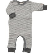 Lilano softly rubbed woolen jumpsuit green striped