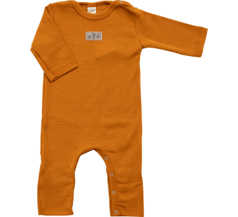 Lilano wolzijde jumpsuit met omslag Curry (100904) Lilano wolzijde jumpsuit met omslag Curry (100904)