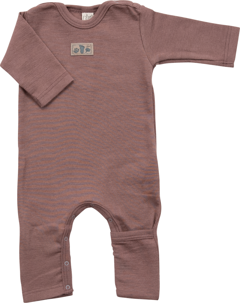 Lilano wool silk jumpsuit Mauve