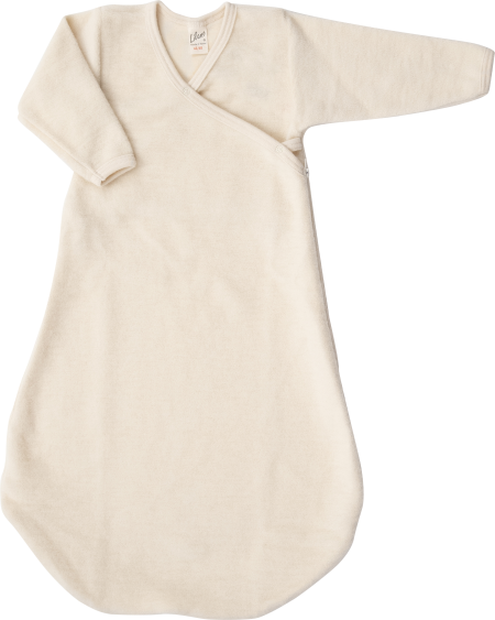 Lilano brushed woolen sleeping bag natural