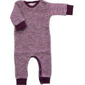 Lilano softly rubbed woolen jumpsuit red striped