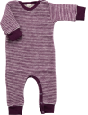 Lilano softly rubbed woolen jumpsuit red striped