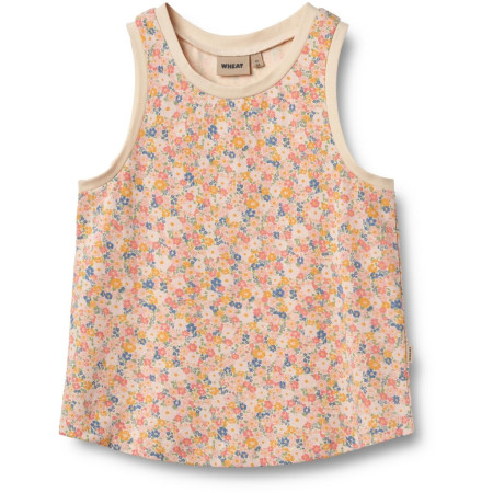 Wheat cotton tanktop  Sava with flowers