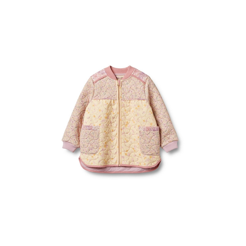 Wheat thermo jas Liv met bloemen (gerecyclede polyester)