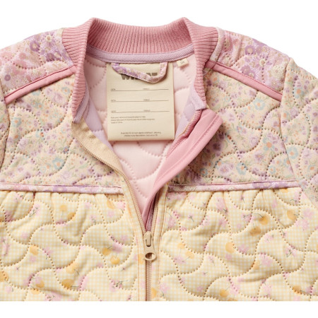 Wheat thermo jas Liv met bloemen (gerecyclede polyester)