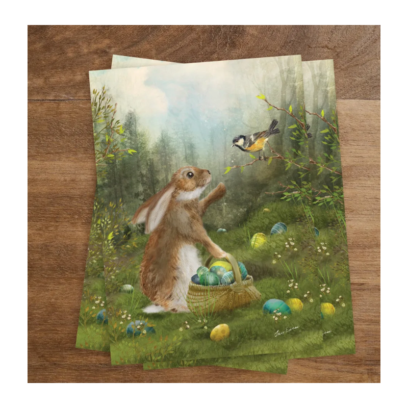 Iris Esther postal card maypole dance