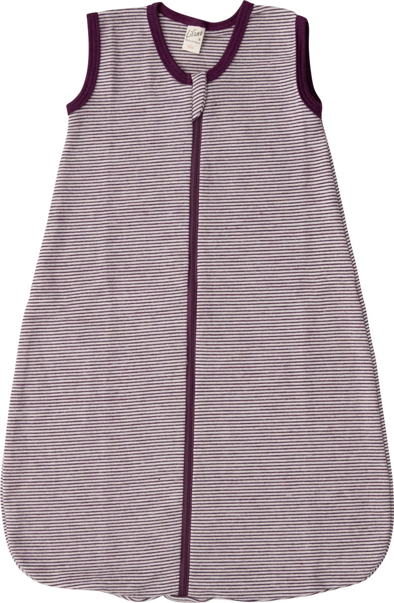 Lilano wool silk sleeping bag curry striped