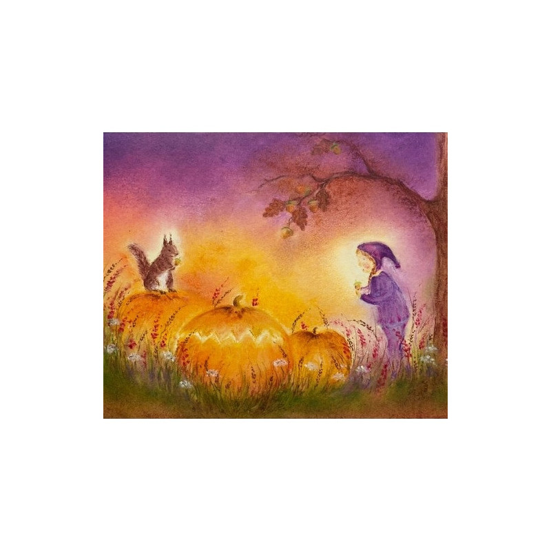 Postkaart Lentefee (Baukje Exler)