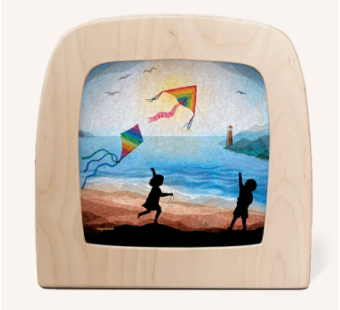 Vogel Geluk - Kite Silhouette