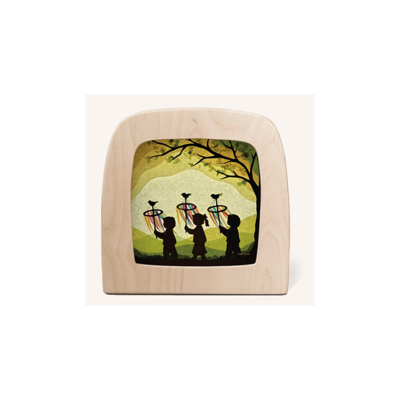 vogel geluk  silhouet  Sinterklaas