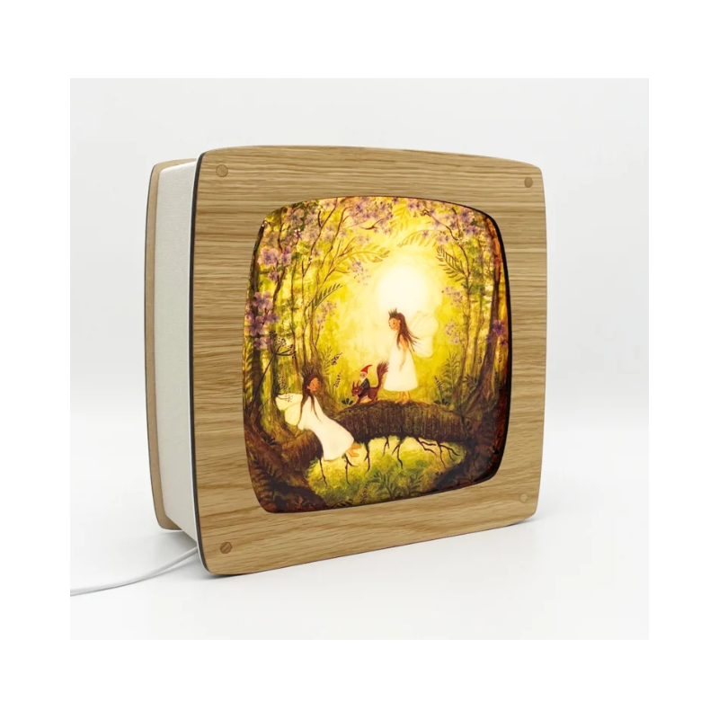 Seizoenenlamp Walnut - Luminae Houtlokael