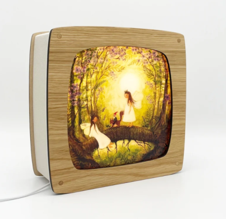 Seizoenenlamp Walnut - Luminae Houtlokael