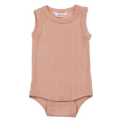 Joha wool silk sleeveless body ntural (65517)