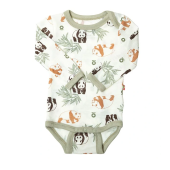 Katvig (Joha) outlet wollen romper met panda's