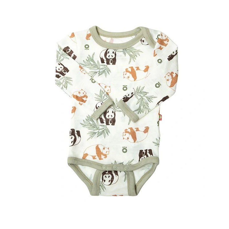 Katvig (Joha) outlet wollen romper met panda's