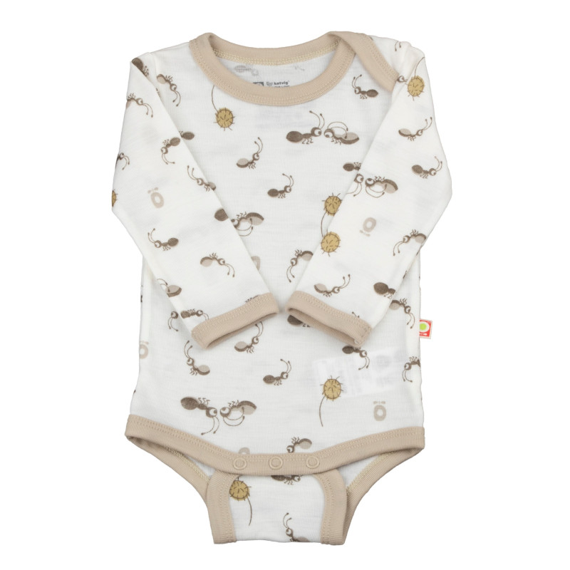 Katvig (Joha) outlet wollen longsleeve panda's zachtgroen