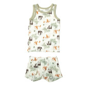 Katvig (Joha) outlet wollen hemd met boxer set panda's