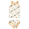 Katvig (Joha) outlet wollen hemd met slip set panda's