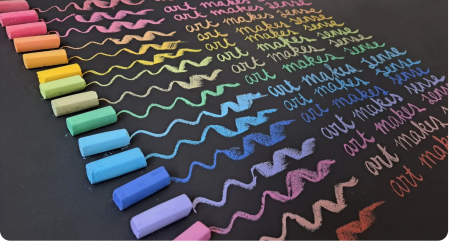 Mercurius Blackboard Pastel Chalk 12 - Assorted