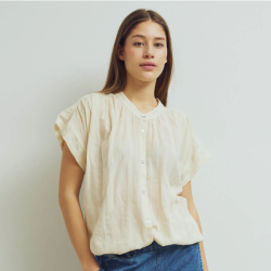 Conservandum (Müsli) Shirt licht met strepen in de stof