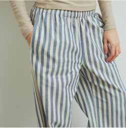 Conservandum (Müsli) blauw gestreepte broek