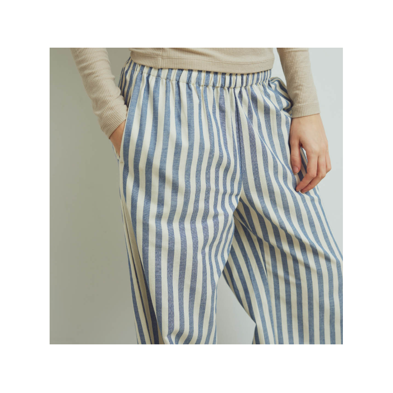 Conservandum (Müsli) blauw gestreepte broek