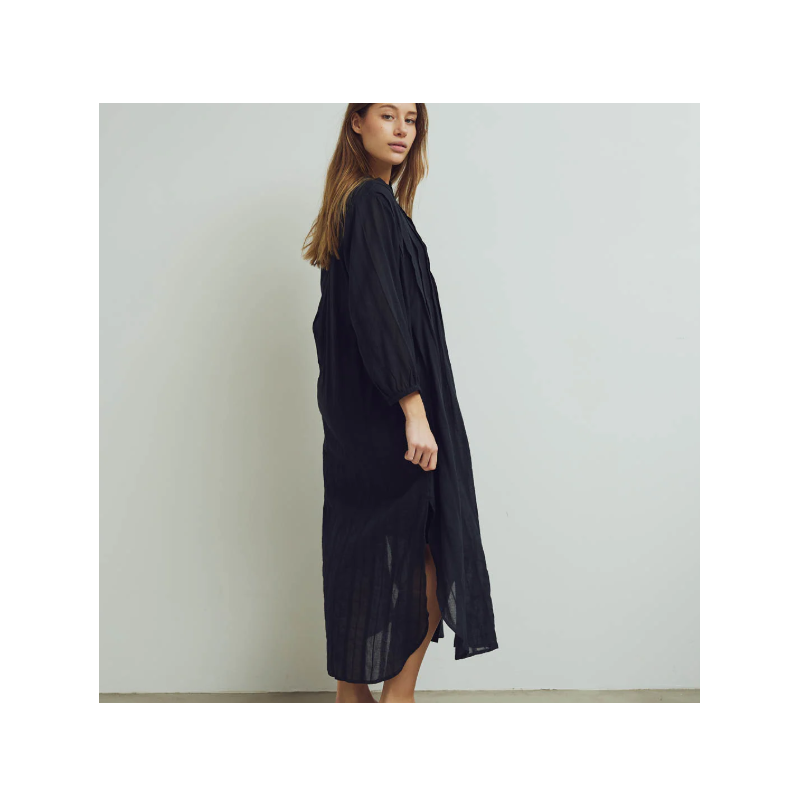 Conservandum (Müsli) maxidress zwart