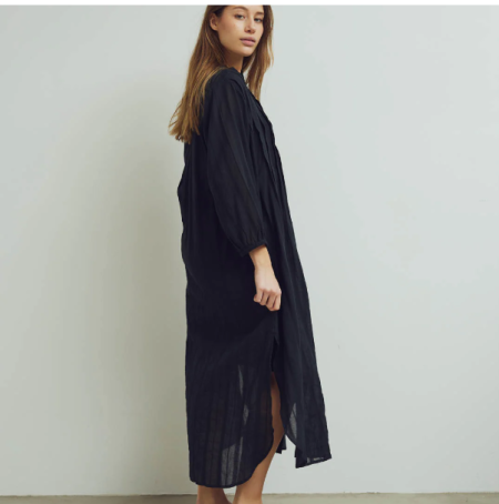 Conservandum (Müsli) maxidress zwart