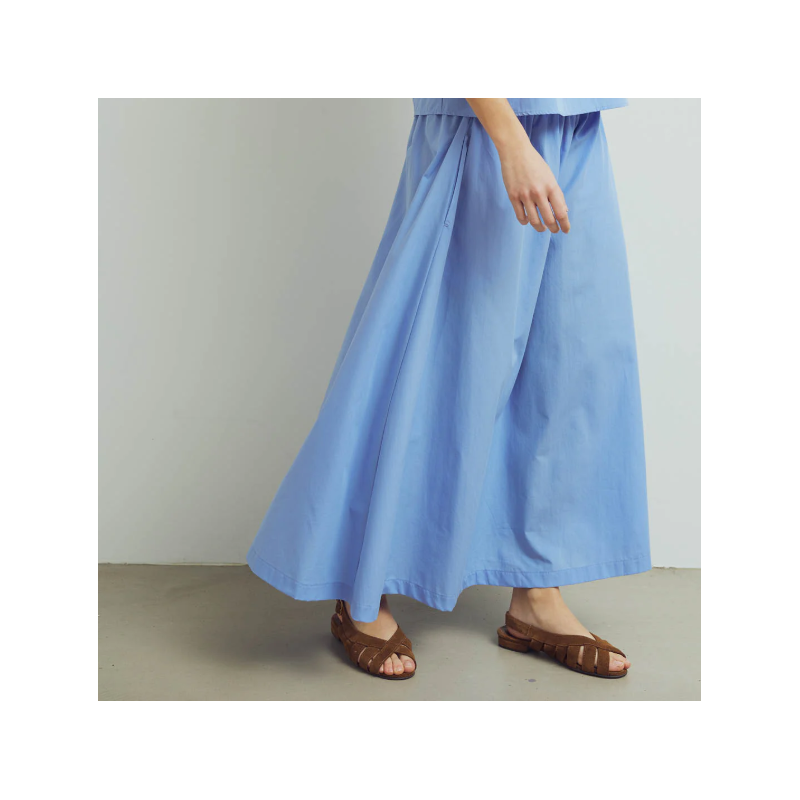 Conservandum (Müsli) blauwe poplin rok