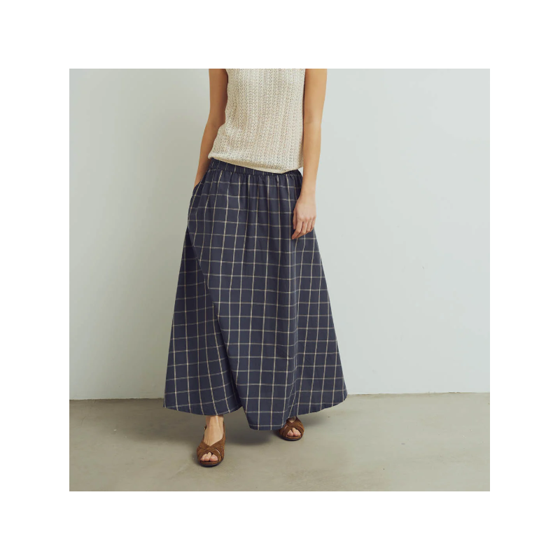 Conservandum (Müsli) Lange katoenen rok met ruiten