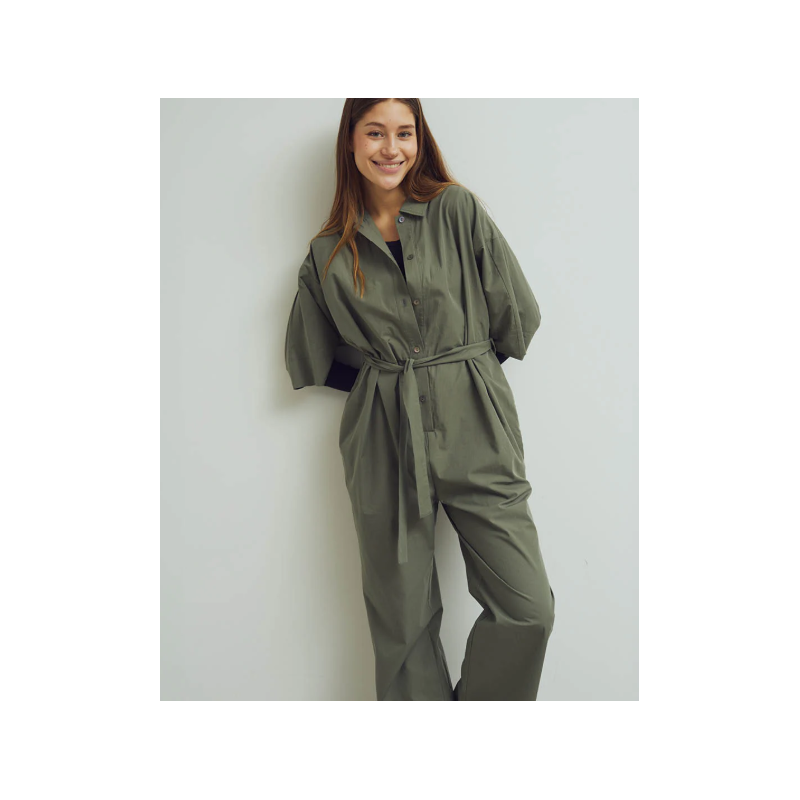 Conservandum (Müsli) Jumpsuit met korte mouw Castor Gray