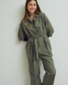 Conservandum (Müsli) Jumpsuit met korte mouw Castor Gray