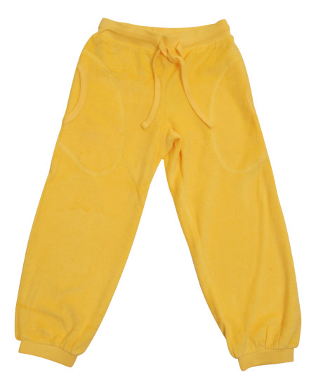 Duns Sweden terry badstof  lange broek snapdragon yellow
