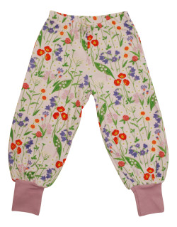 Duns Sweden baggy pants zomerbloemen orchid bouquet