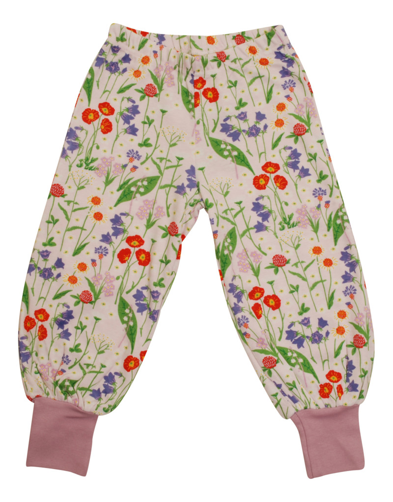 Duns Sweden baggy pants summer flowers orchid bouquet