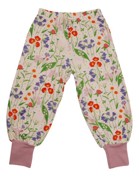 Duns Sweden baggy pants summer flowers orchid bouquet
