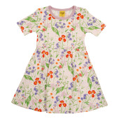 Duns Sweden katoenen skater jurk met zomerbloemen orchid bouquet