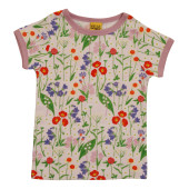 Duns Sweden katoenen shortsleeve zomerbloemen Orchid Bouquet