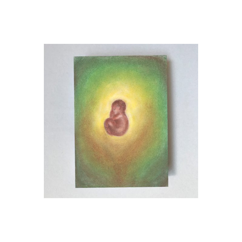 Postkaart Baby Lotus (Lot Bouwes) met envelop