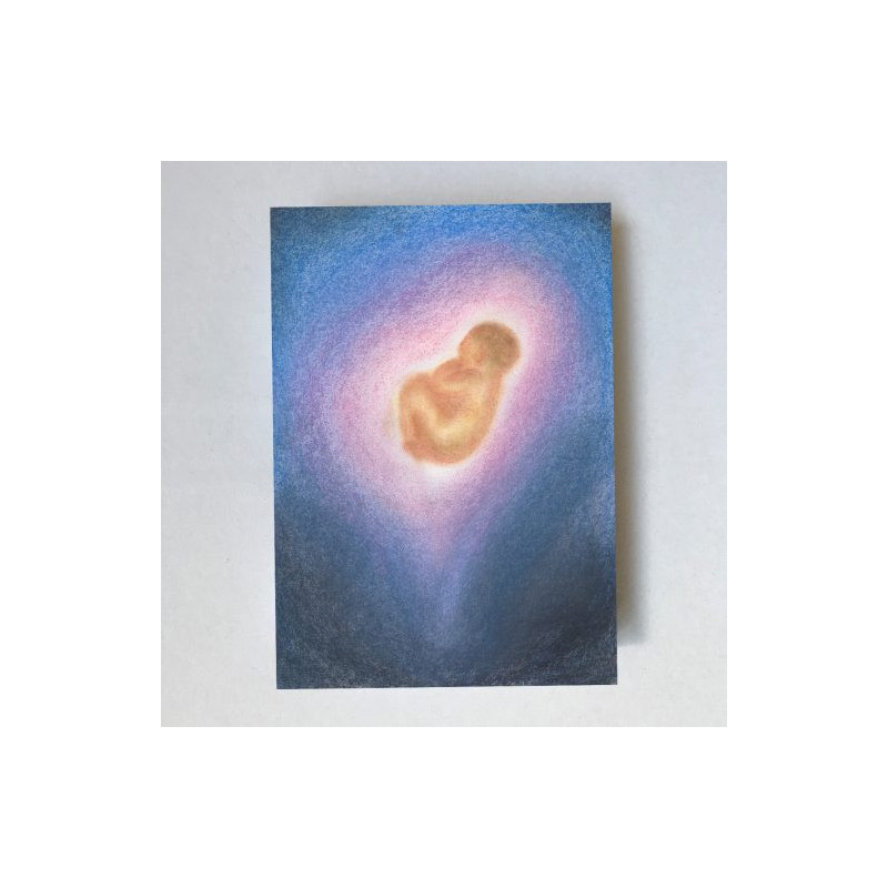 Postkaart Baby Groen (Lot Bouwes) met envelop