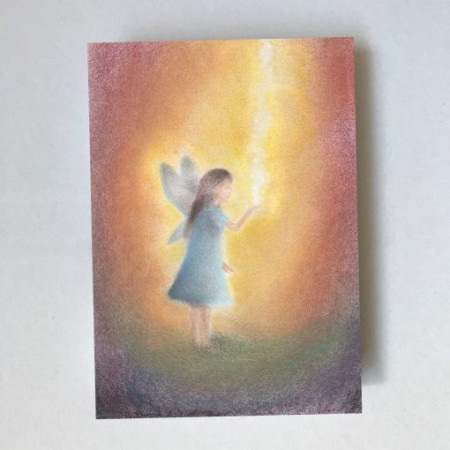 Postkaart Tweeling (Lot Bouwes) met envelop