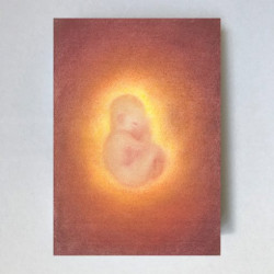 Postkaart Baby Blauw (Lot Bouwes) met envelop